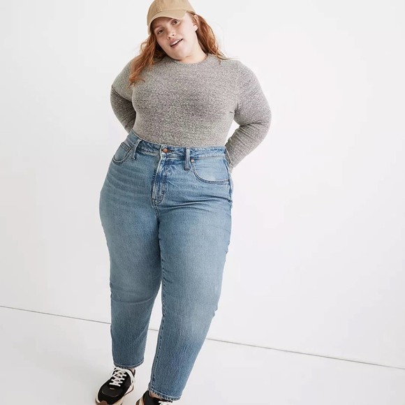 NWT MADEWELL The Vintage Curvy Perfect Jean Tall in Banner Wash - Picture 6 of 9